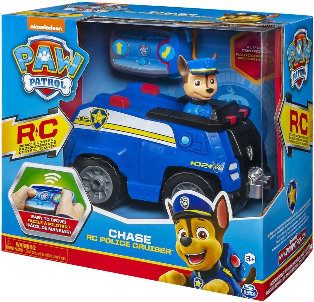 PAW PATROL valdoma transporto priemonė Chase Cruiser, 6054190