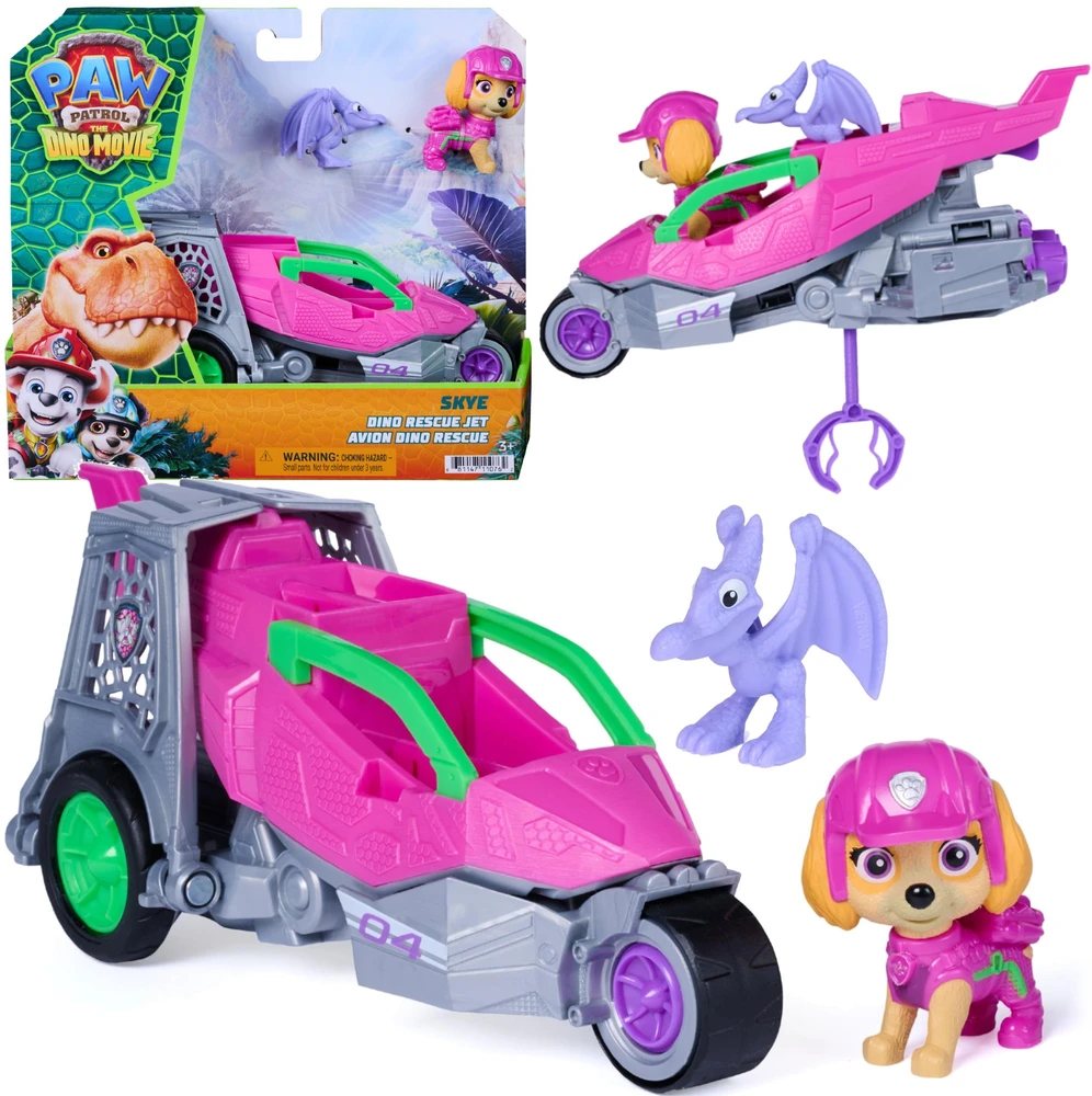 Spin Master PAW PATROL transporto priemonė Dino Theme Skye, 6075758