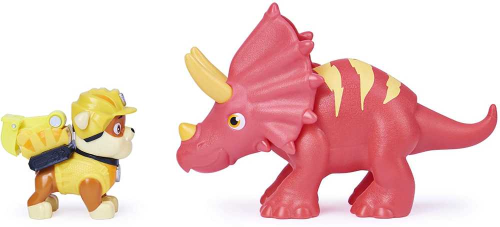 Paw Patrol Dino Gelbėjimo nuolaužų figūrėlė I Dinosaurus Triceratops + staigmena