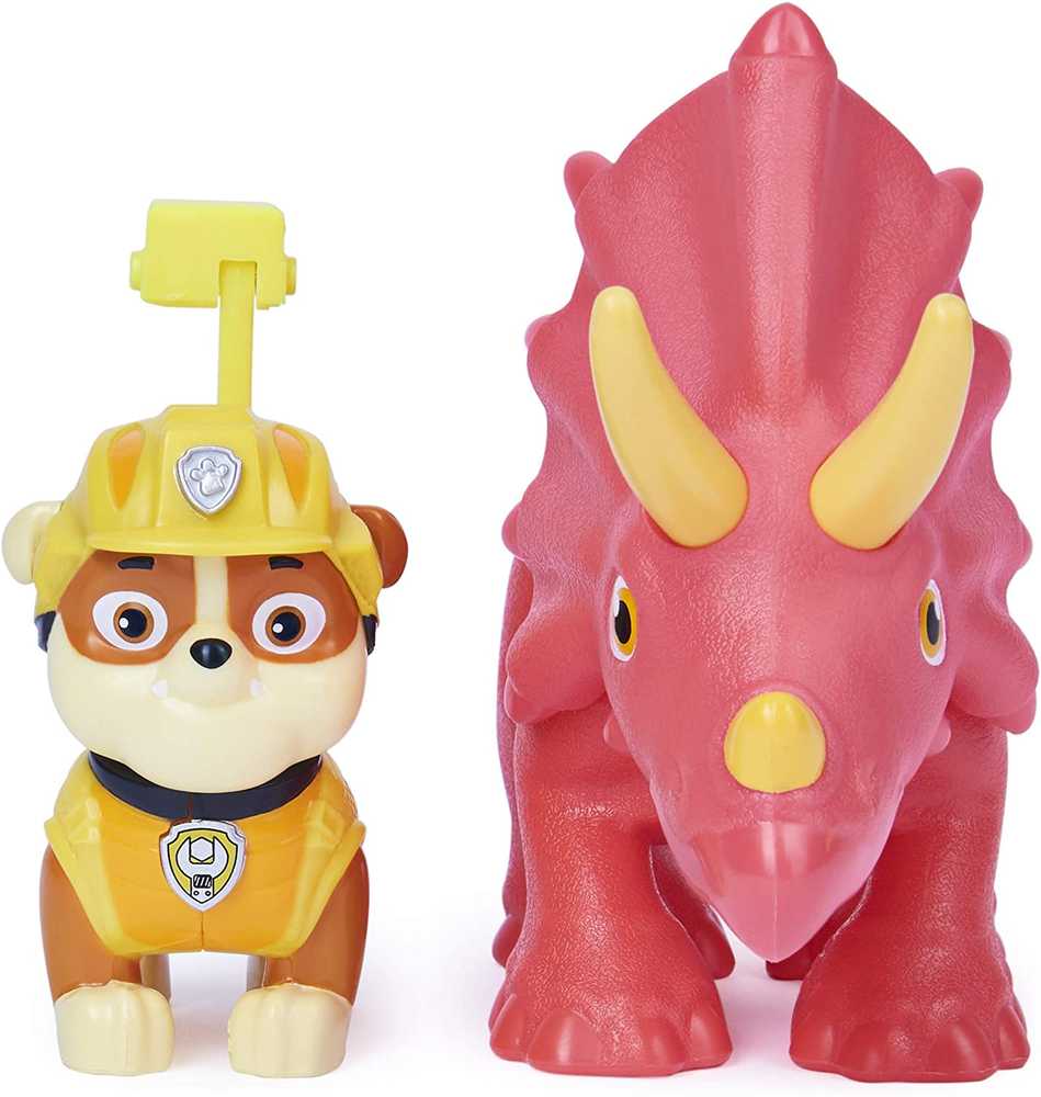 Paw Patrol Dino Gelbėjimo nuolaužų figūrėlė I Dinosaurus Triceratops + staigmena