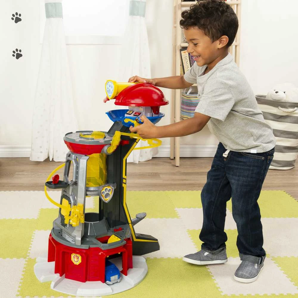 Šunyčių patrulių apžvalgos bokštas Spin Master PAW PATROL + transporto priemonė su Čeiso figūrėle