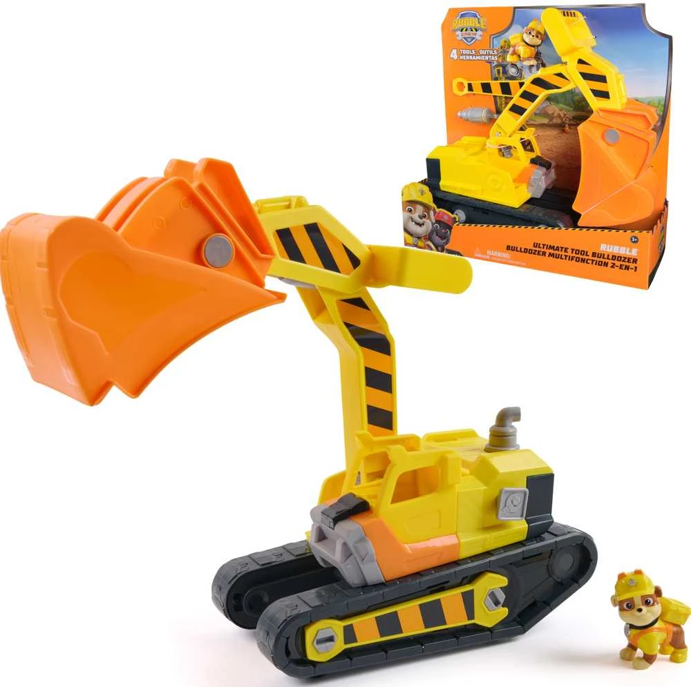 Spin Master Rubble And Crew RUBBLE & CREW statybinė transporto priemonė Ultimate Tool Buldozer, 6073297
