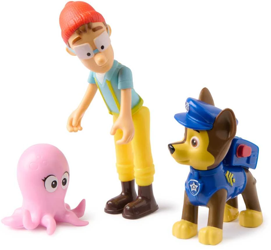 Paw Patrol 3 figūrėlių rinkinys Kapitono Turboto aštuonkojo nuotykių įlankoje