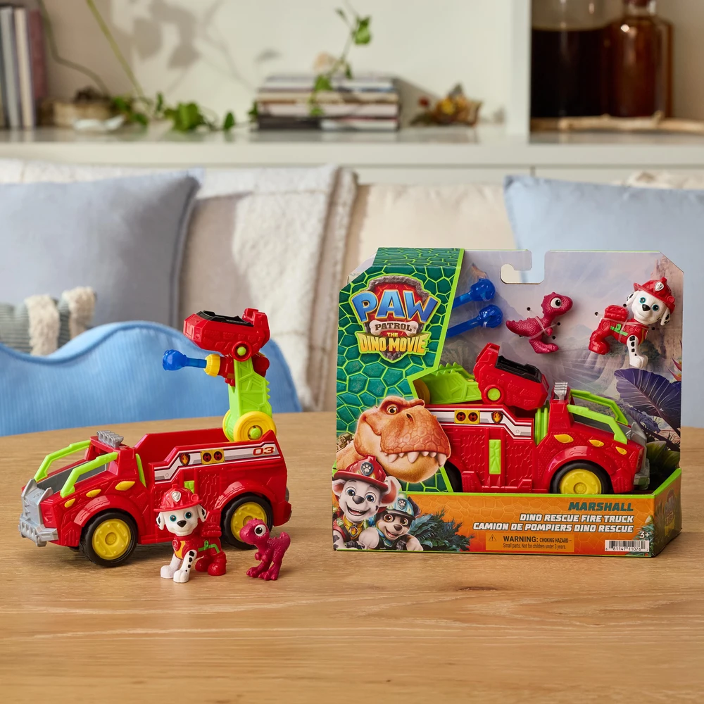 Spin Master PAW PATROL transporto priemonė Dino Theme Marshall, 6075757