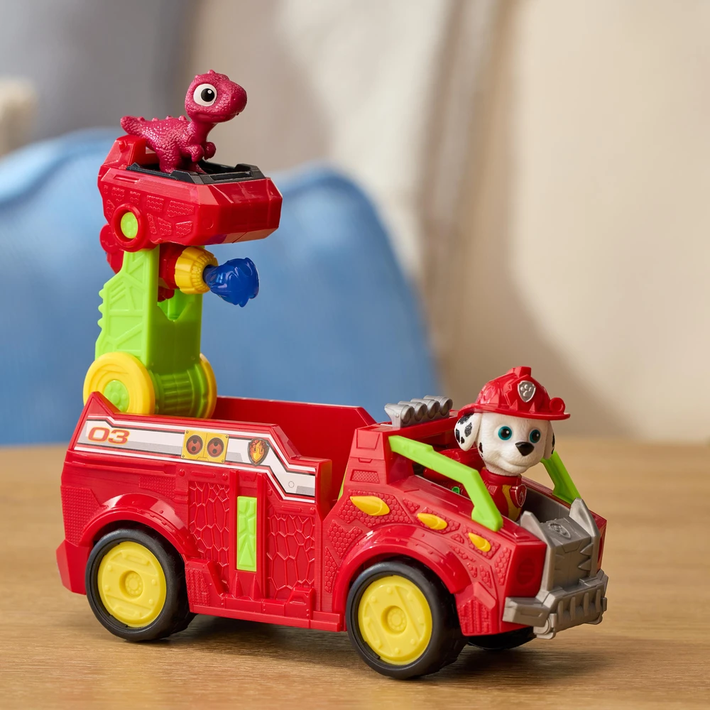 Spin Master PAW PATROL transporto priemonė Dino Theme Marshall, 6075757