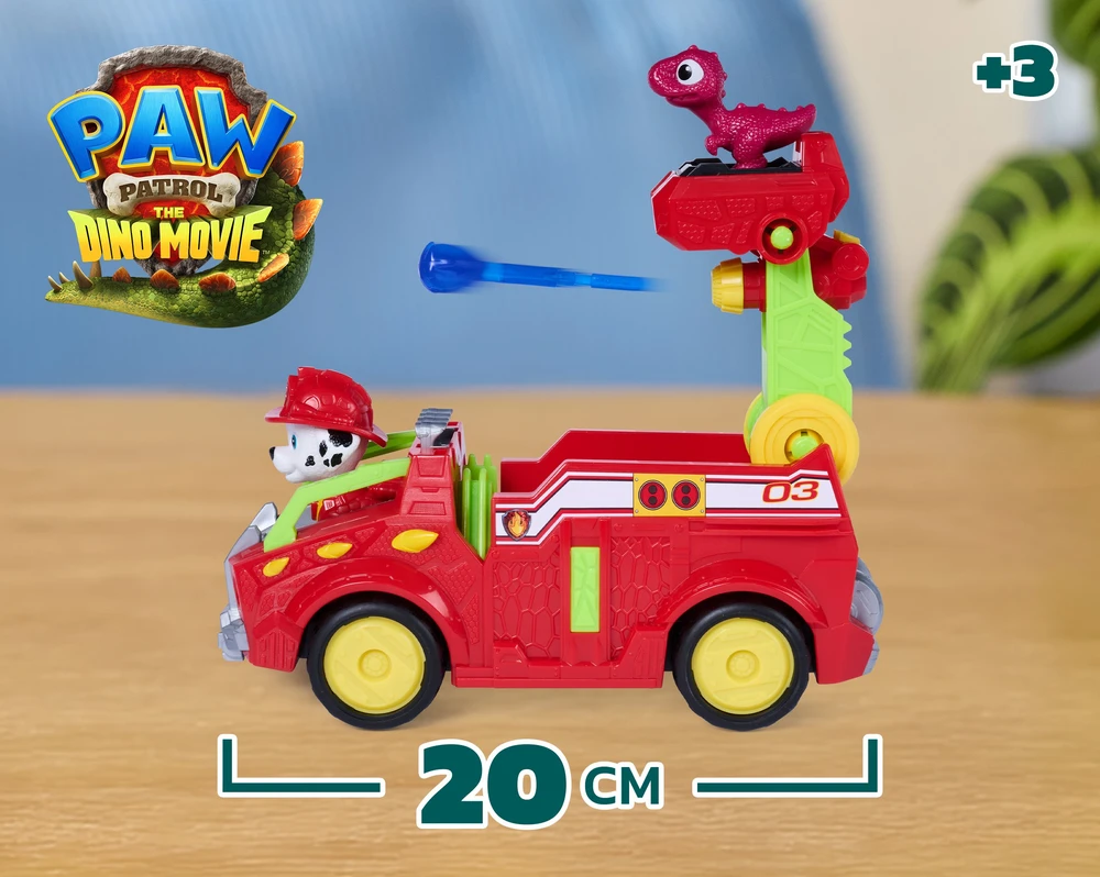 Spin Master PAW PATROL transporto priemonė Dino Theme Marshall, 6075757
