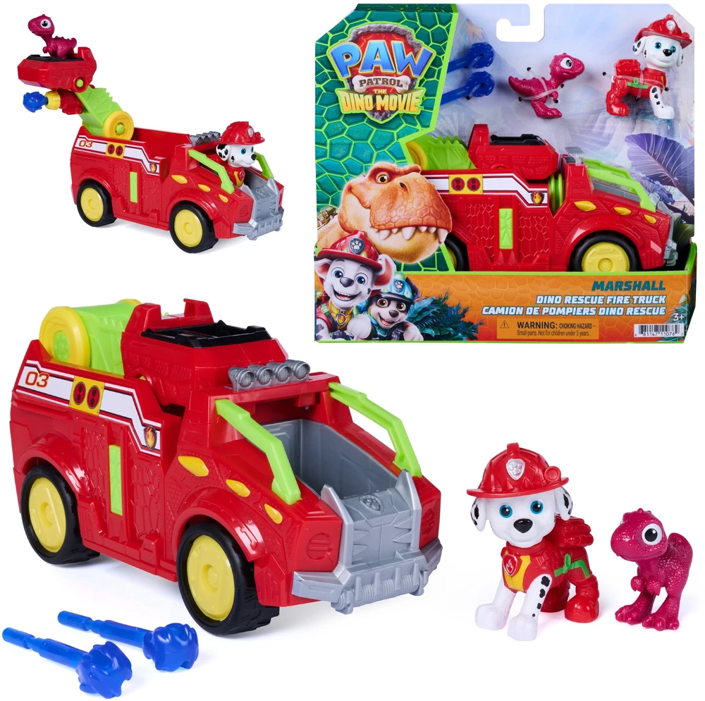 Spin Master PAW PATROL transporto priemonė Dino Theme Marshall, 6075757