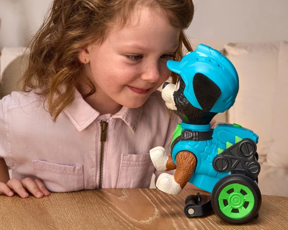 Paw Patrol ir dinozaurų Dino Rex interaktyvi figūrėlė su garsu 20 cm