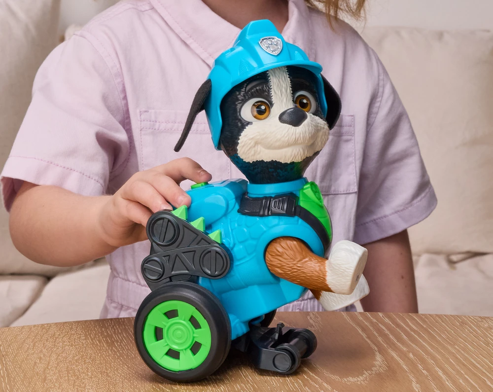 Paw Patrol ir dinozaurų Dino Rex interaktyvi figūrėlė su garsu 20 cm