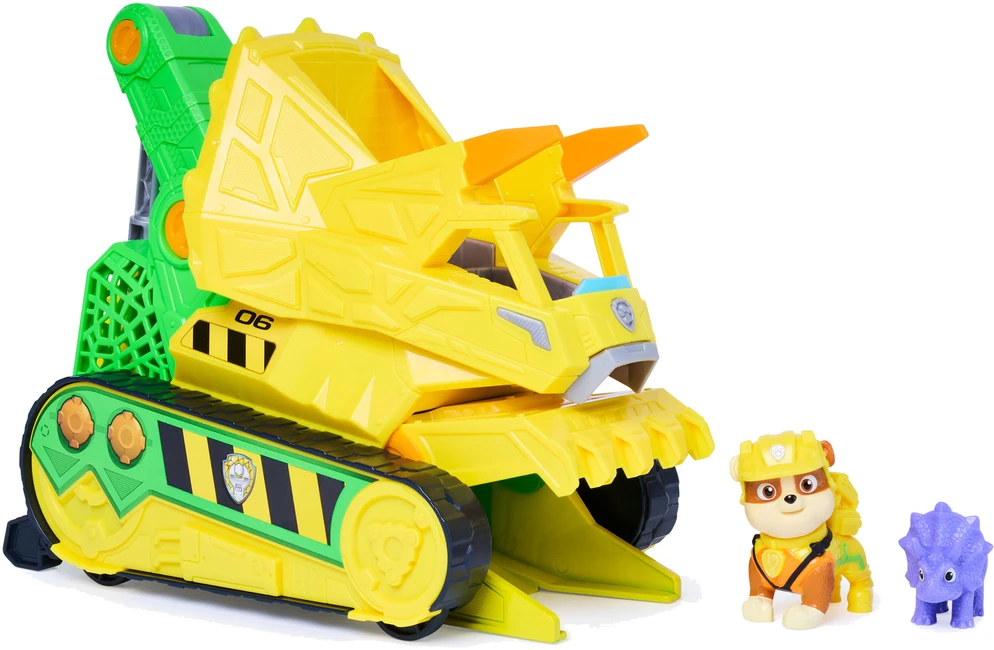Spin Master Psi Patrol Film Dino Rubble Buldozeris 23 Cm Chomp & Rescue + Figurki