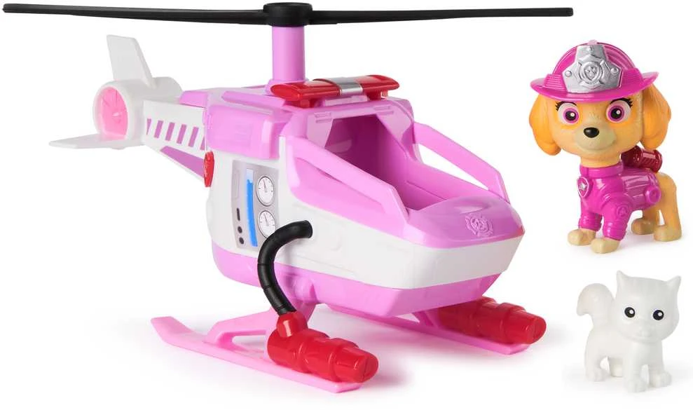 „Pat Patrol“ ugniagesių gelbėjimo sraigtasparnis „Skye Chopper“ + figūrėlė
