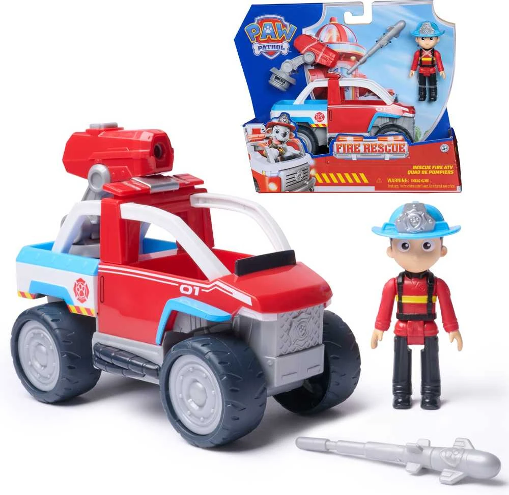 Spin Master PAW PATROL transporto priemonė Fire Rescue Ryder, 6073897