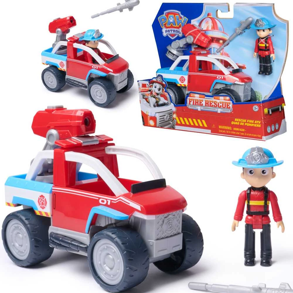 Spin Master PAW PATROL transporto priemonė Fire Rescue Ryder, 6073897