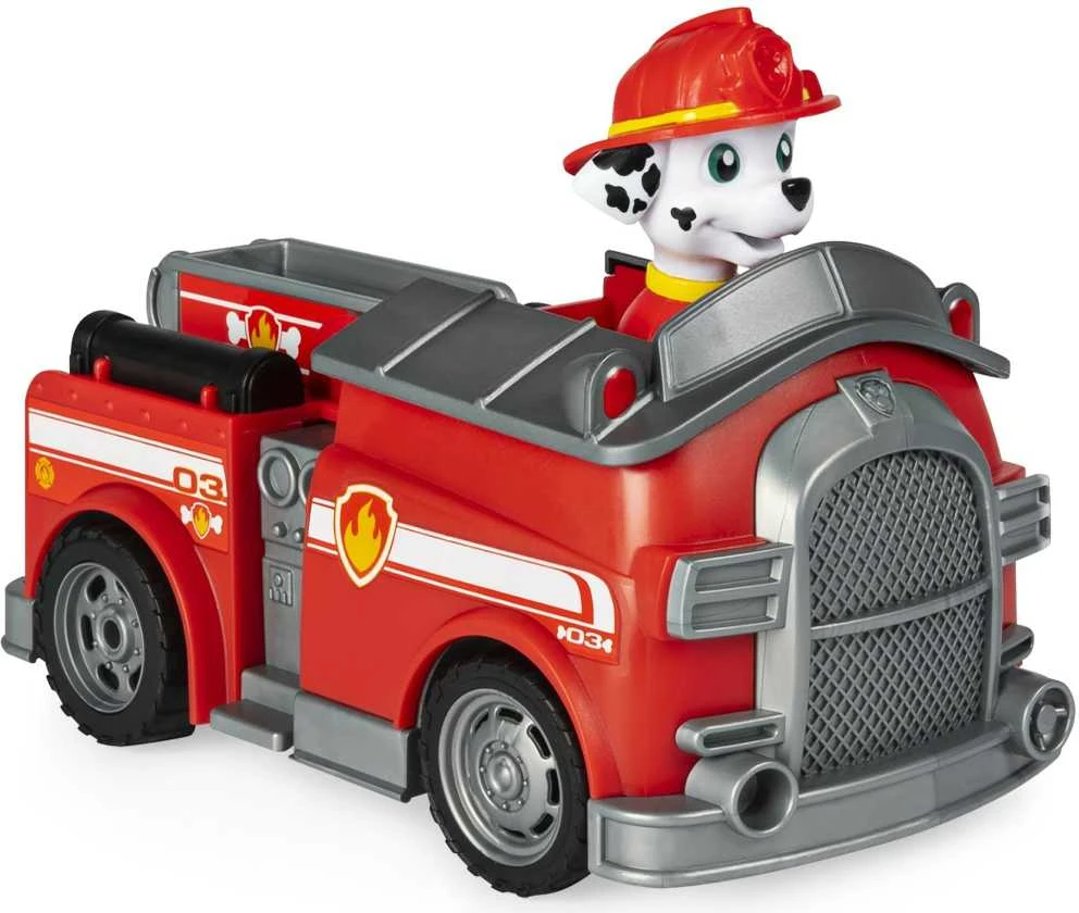 Spin Master Spin Master Paw Patrol nuotoliniu būdu valdomas gaisrinis automobilis Marshall + universalus nuotolinio valdymo pultas