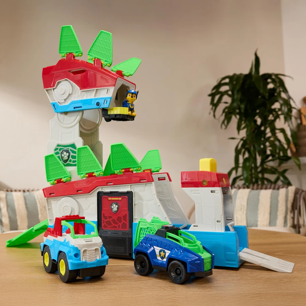 Spin Master PAW PATROL transporto priemonės žaidimų rinkinys Dino Mobile Headquarters, 6076044