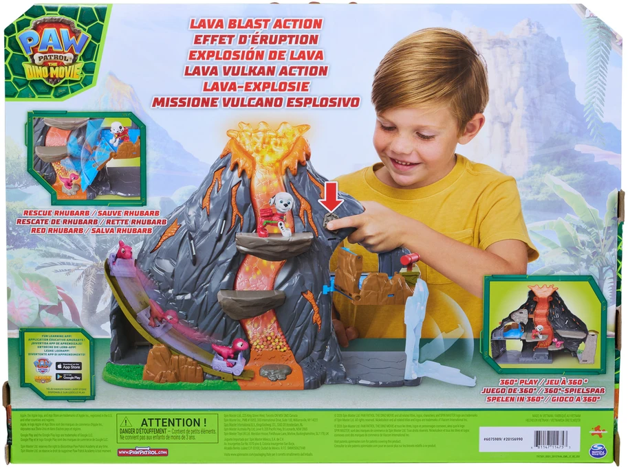 Spin Master PAW PATROL žaidimų rinkinys Super Lava Blast, 6076336