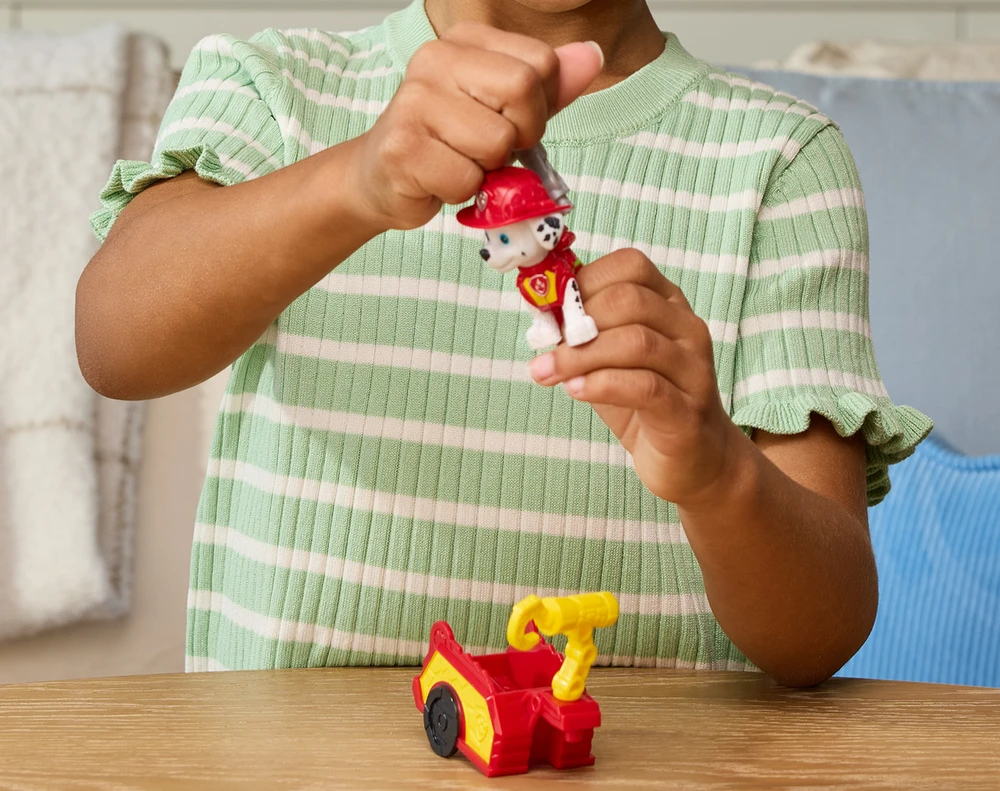 Spin Master Paw Patrol ir dinozaurai Figūrėlė Marshall su gelbėjimo priekaba ir priedai Dino Film