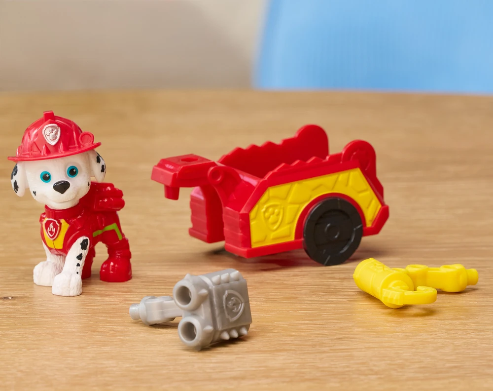 Spin Master Paw Patrol ir dinozaurai Figūrėlė Marshall su gelbėjimo priekaba ir priedai Dino Film
