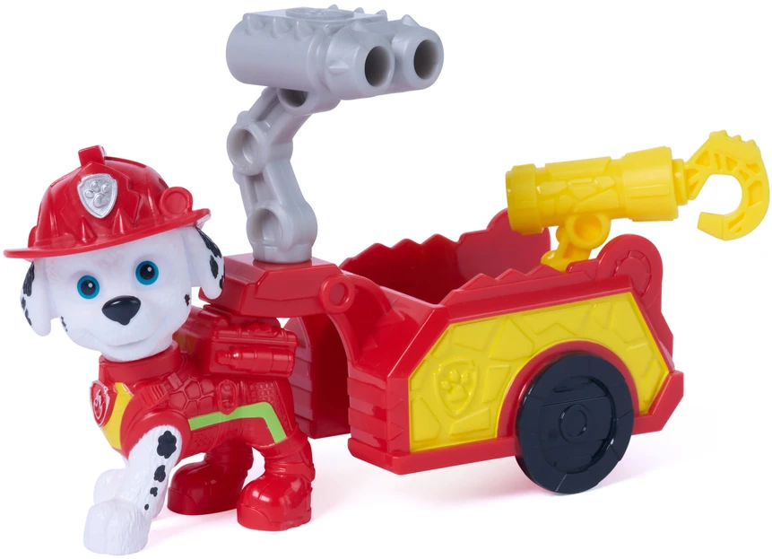 Spin Master Paw Patrol ir dinozaurai Figūrėlė Marshall su gelbėjimo priekaba ir priedai Dino Film