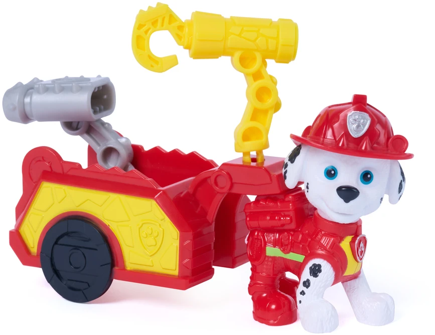 Spin Master Paw Patrol ir dinozaurai Figūrėlė Marshall su gelbėjimo priekaba ir priedai Dino Film