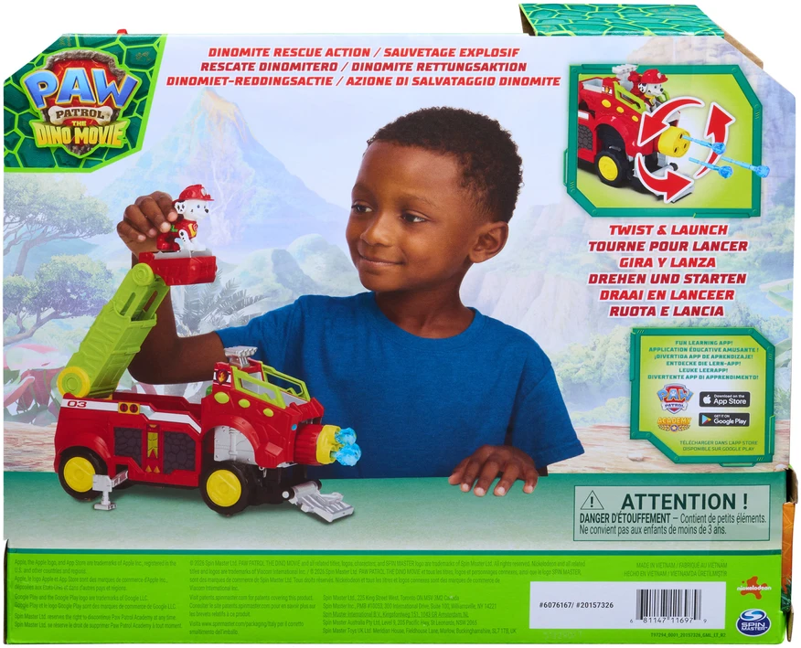 Spin Master PAW PATROL transporto priemonė Dino Rescue Responder, 6076167