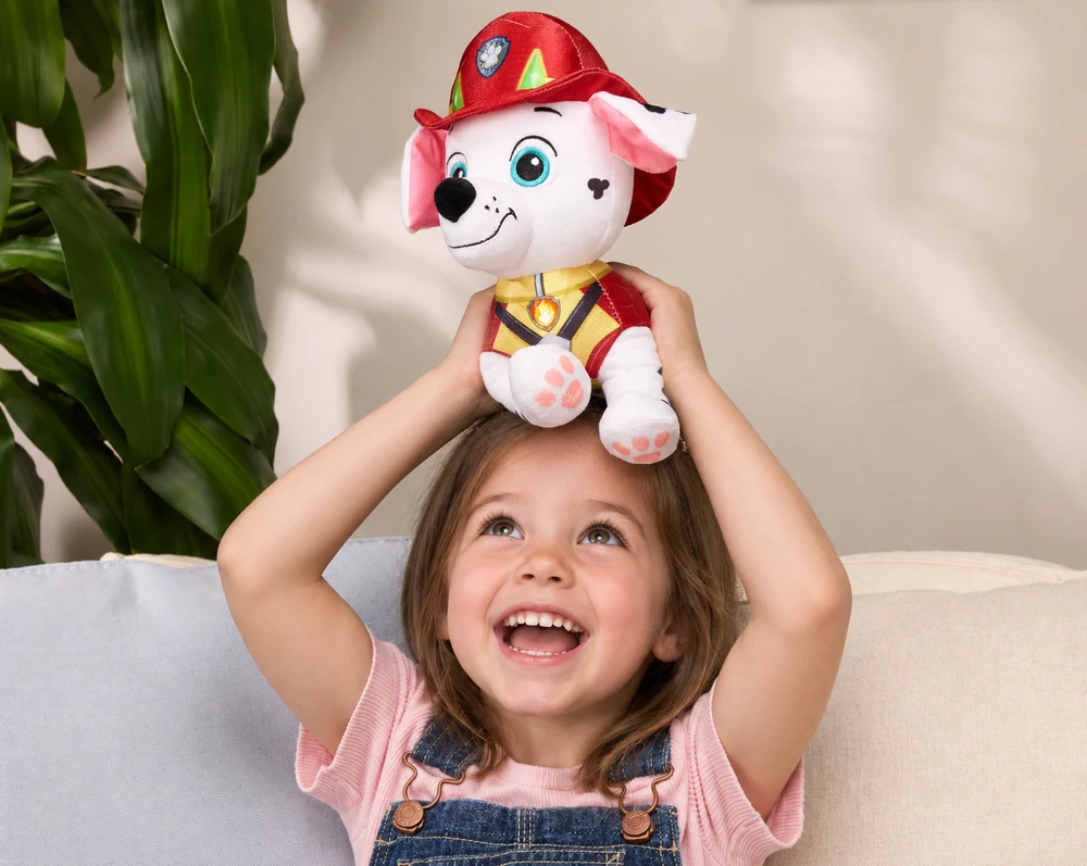 Paw_Patrol Spin Master PAW PATROL pliušinis žaislas Marshall Feature, 6076509