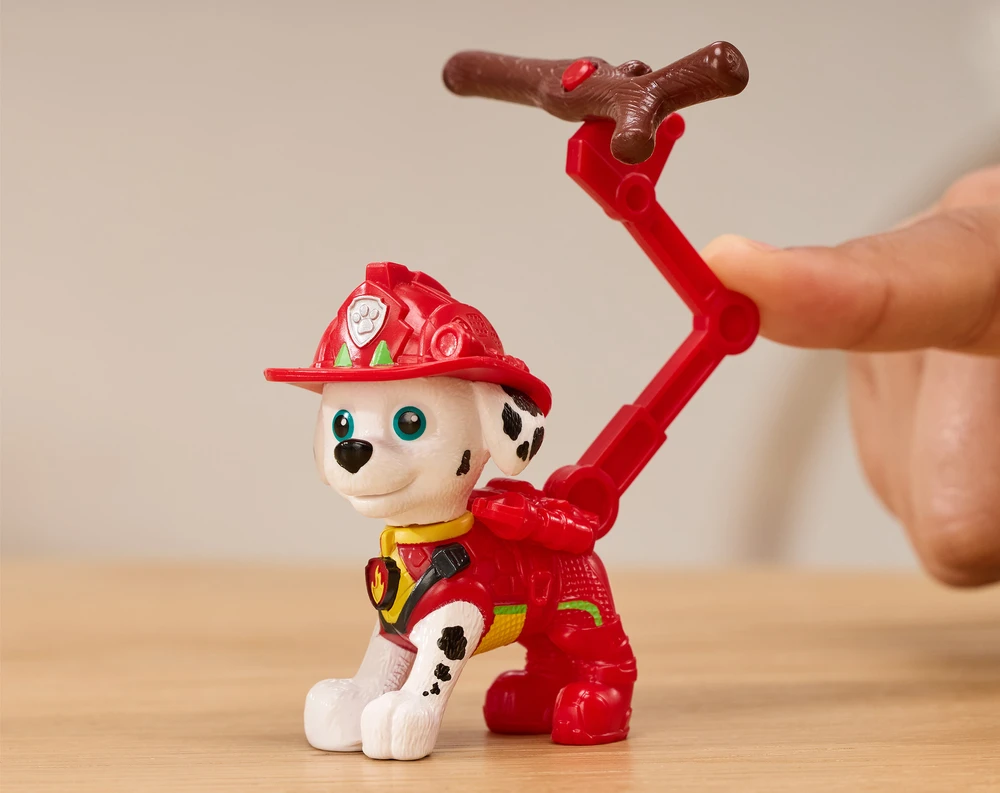 „Psi Patrol“ ir dinozaurai rinkinys Interaktyvi dinozauro Rhubarb figūrėlė + Marshall ir priedai