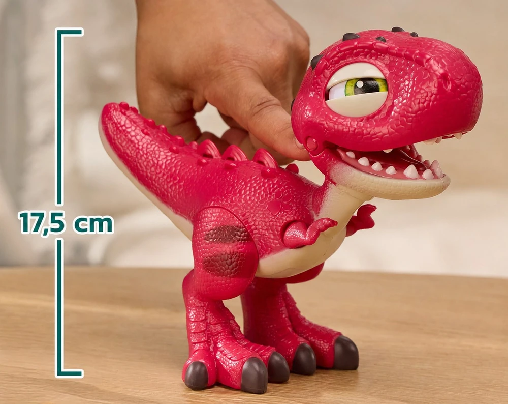 „Psi Patrol“ ir dinozaurai rinkinys Interaktyvi dinozauro Rhubarb figūrėlė + Marshall ir priedai