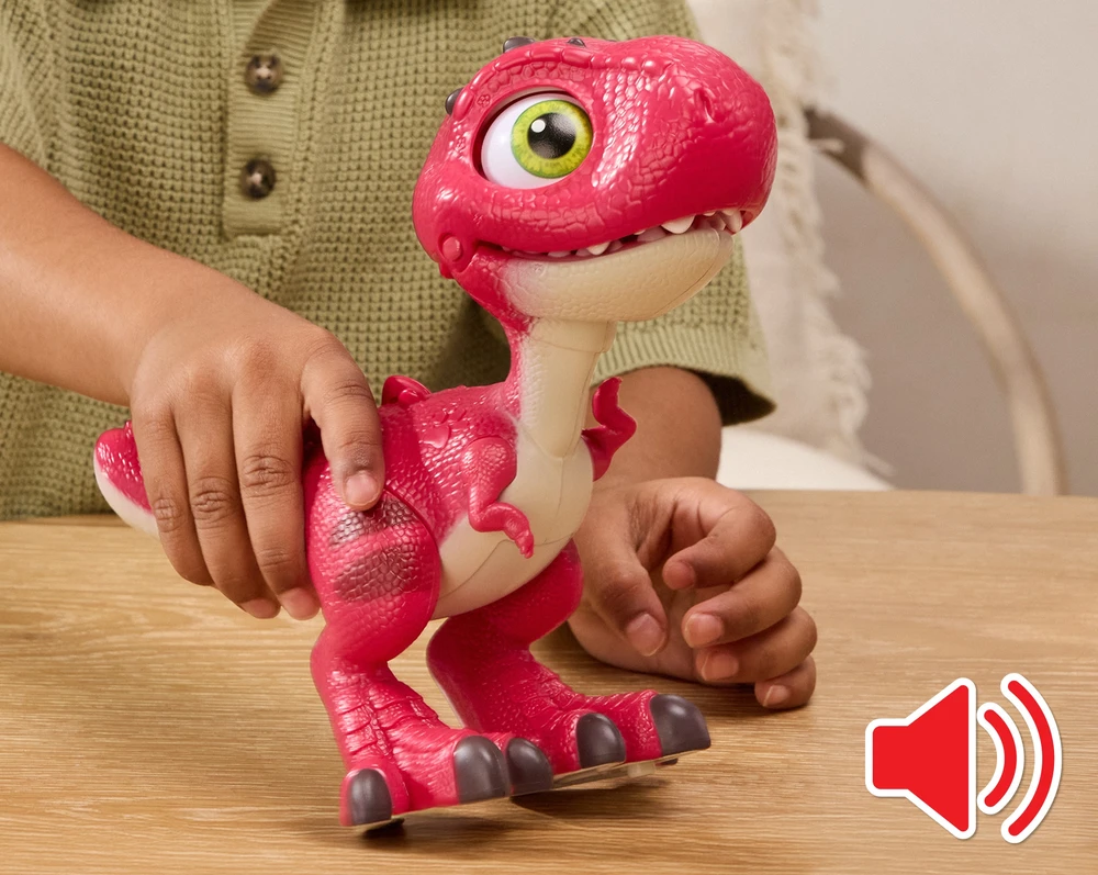 „Psi Patrol“ ir dinozaurai rinkinys Interaktyvi dinozauro Rhubarb figūrėlė + Marshall ir priedai