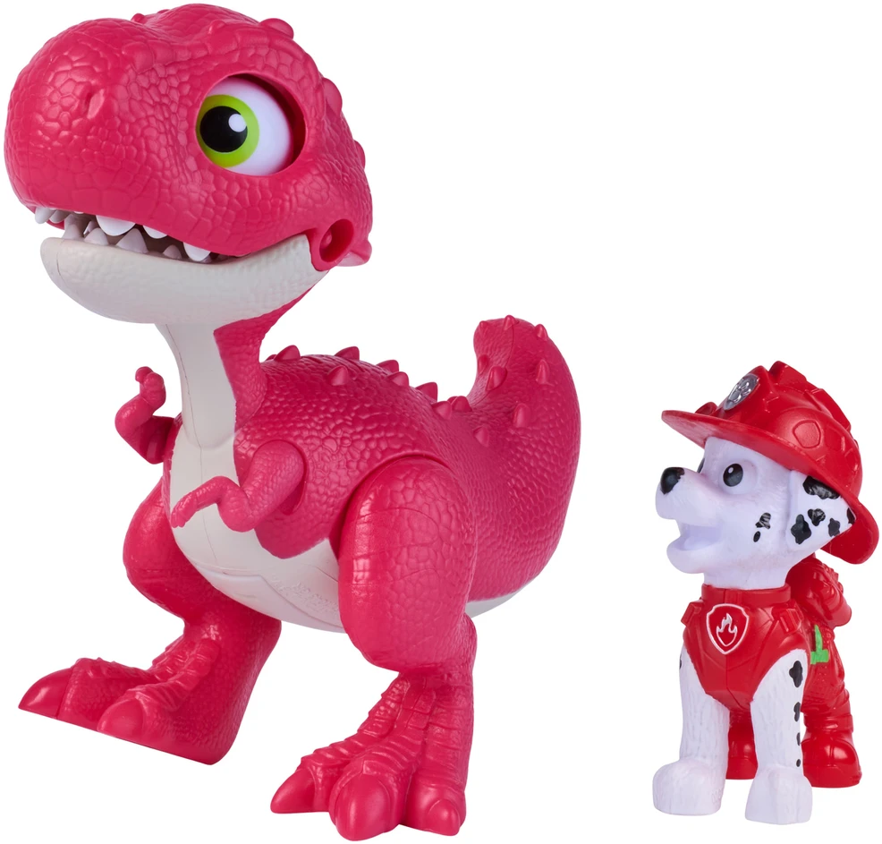 Spin Master „Paw Patrol“ ir dinozaurų rinkinys „Marshall su“ interaktyvūs dinozaurų riaumojantys šuniukų draugai