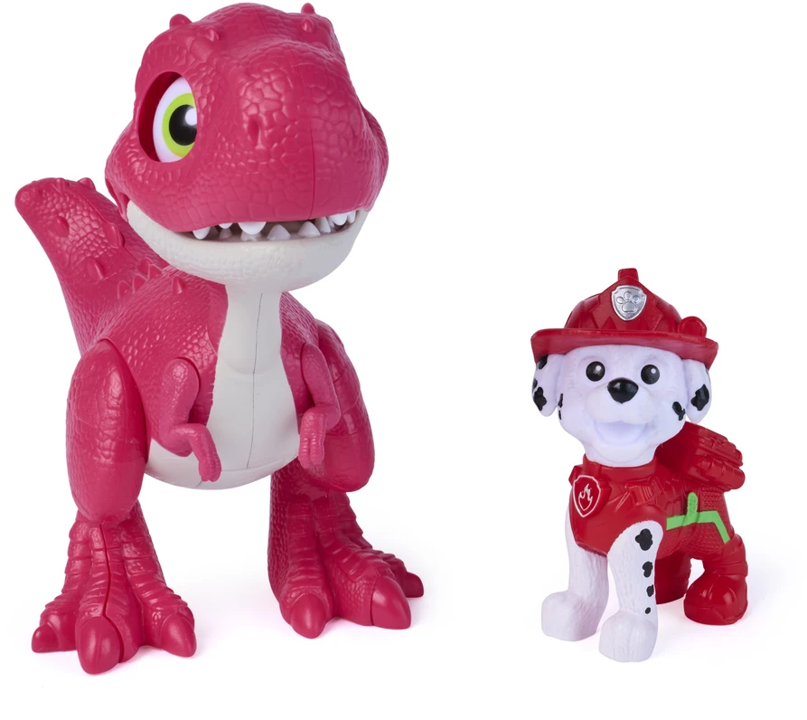Spin Master „Paw Patrol“ ir dinozaurų rinkinys „Marshall su“ interaktyvūs dinozaurų riaumojantys šuniukų draugai