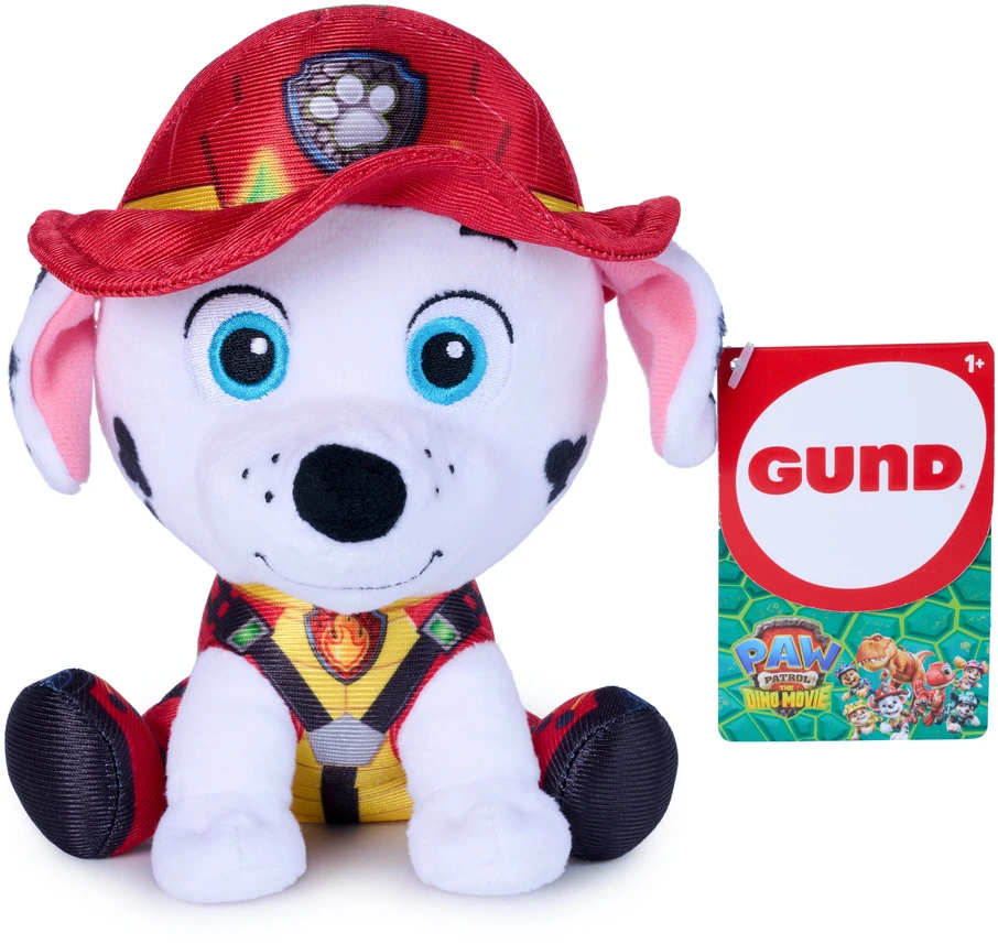 Spin Master Paw Patrol ir dinozaurai Marshall GUND pliušinis dinozaurų filmas 15 cm