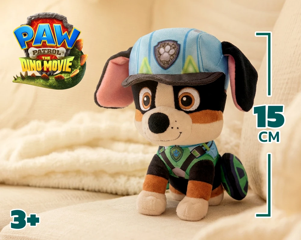 „Spin Master“ pliušinis žaislas „Paw Patrol Movie 3“ Gundui Rexui 15 cm