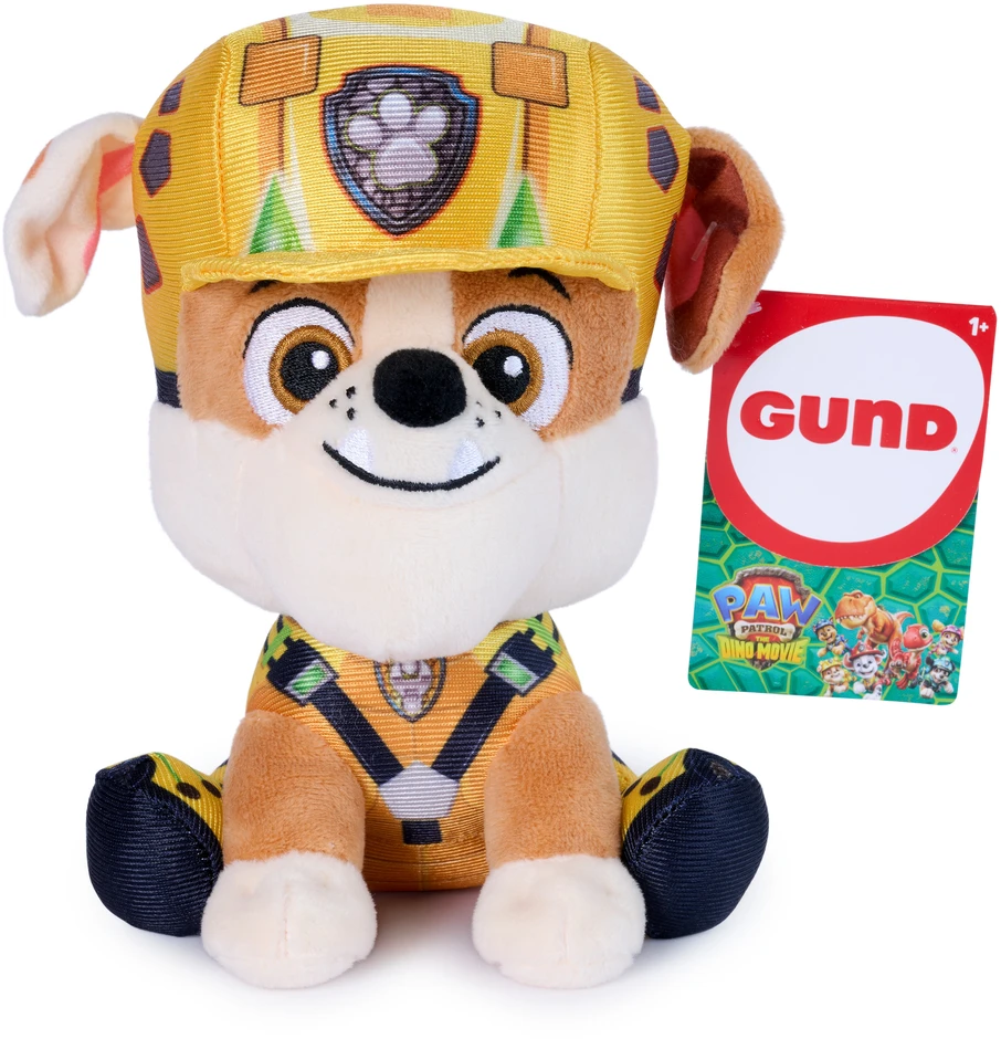 Spin Master Psi Patrol i Dinozaury Maskotka Rubble GUND pluszak Dino Film 15 cm