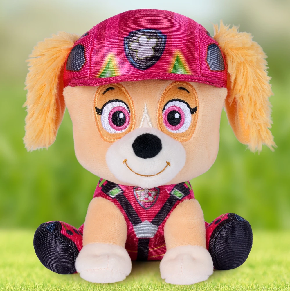 Spin Master Paw Patrol ir dinozaurai Skye GUND pliušinis žaislas minkštas mielas šuniukas 15 cm