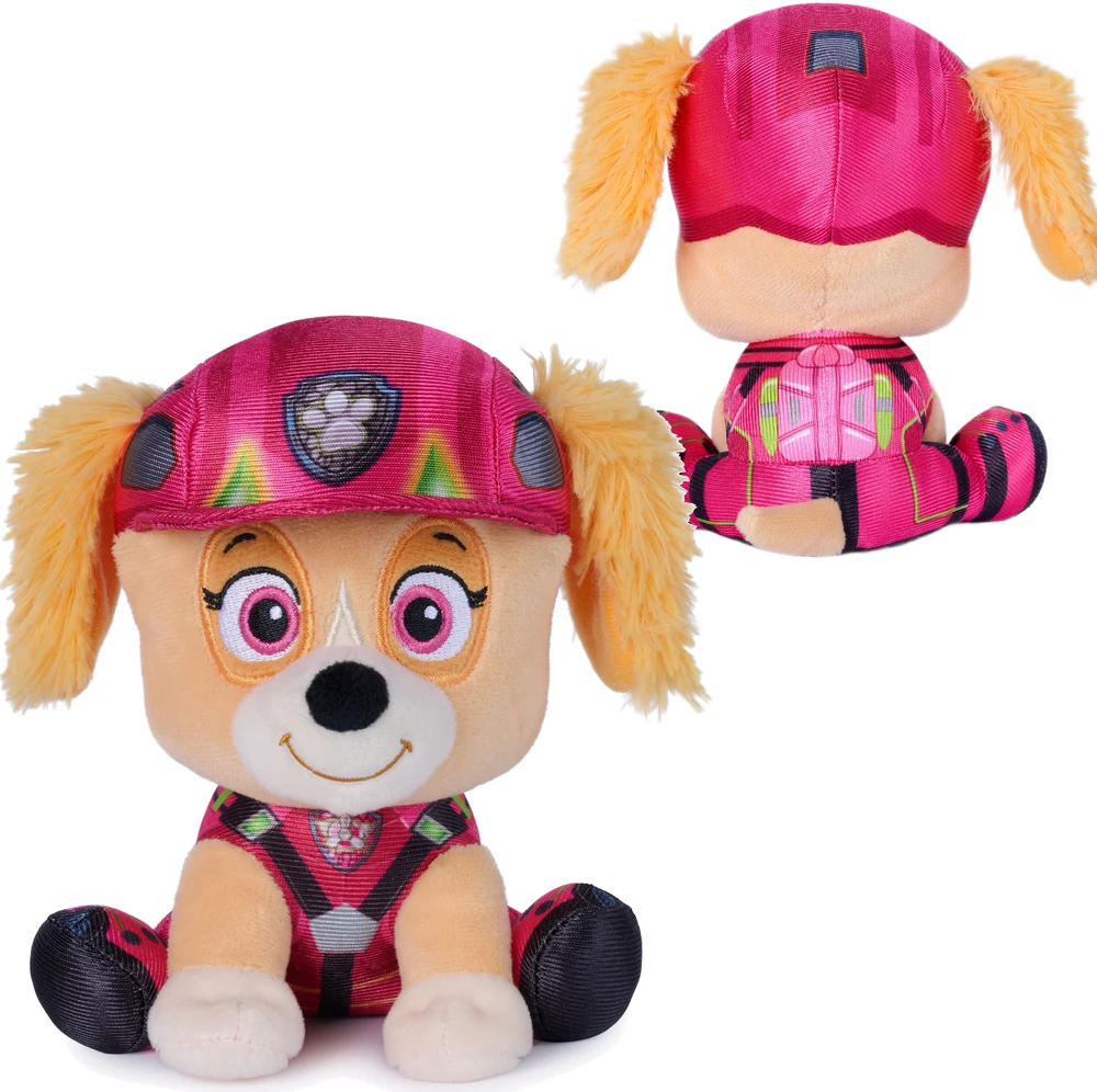 Spin Master Paw Patrol ir dinozaurai Skye GUND pliušinis žaislas minkštas mielas šuniukas 15 cm