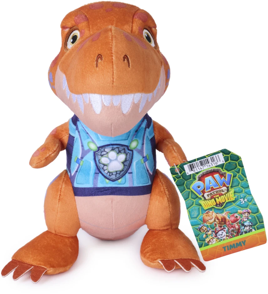 Psi Patrol i Dinozaury Maskotka Timmy dinozaur pluszak minkšta przytulanka 20 cm