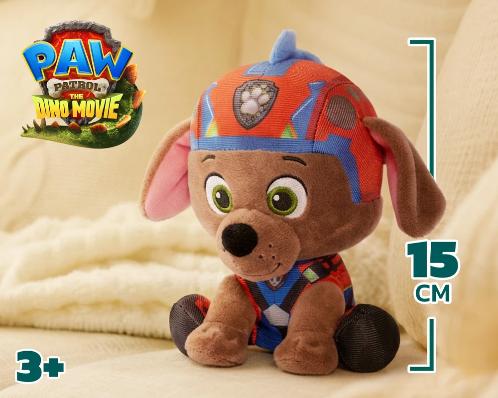 Spin Master Psi Patrol i Dinozaury Maskotka Zuma GUND pluszak Dino Film 15 cm