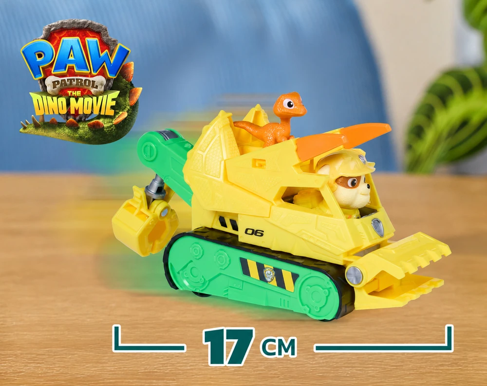 Spin Master PAW PATROL transporto priemonė Dino Theme Rubble, 6075771