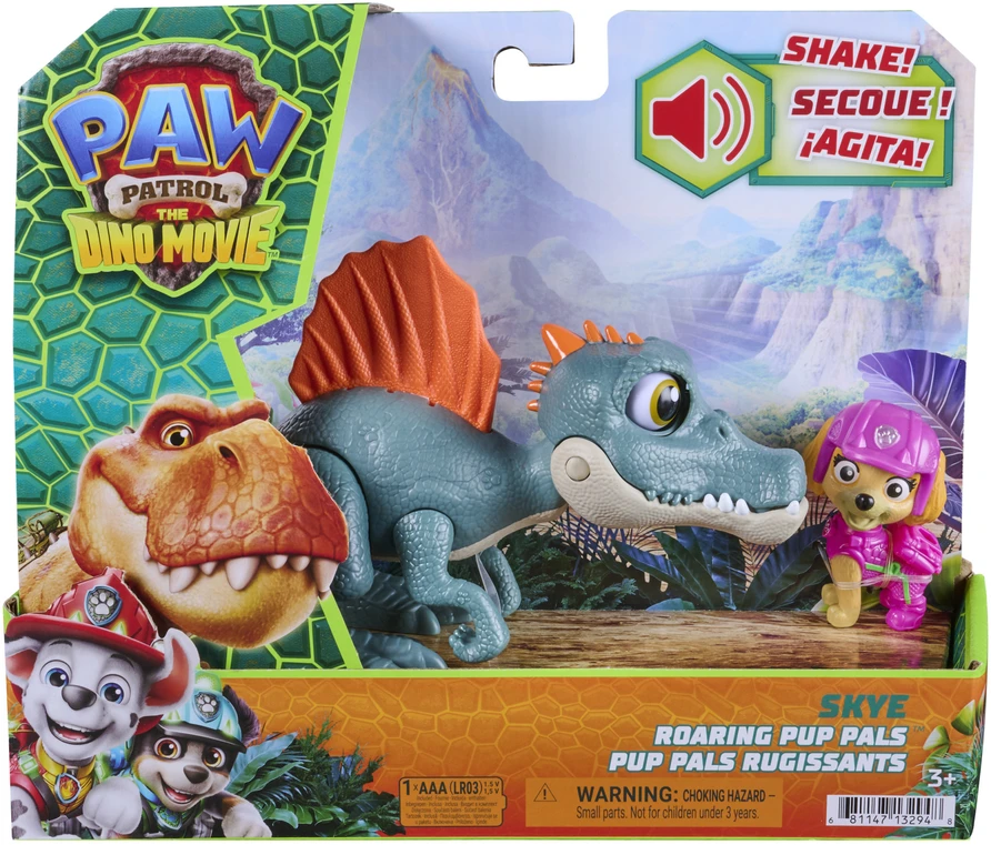 Spin Master SPIN Psi Patrol filmai Dino Dinosaur+Skye 6076351
