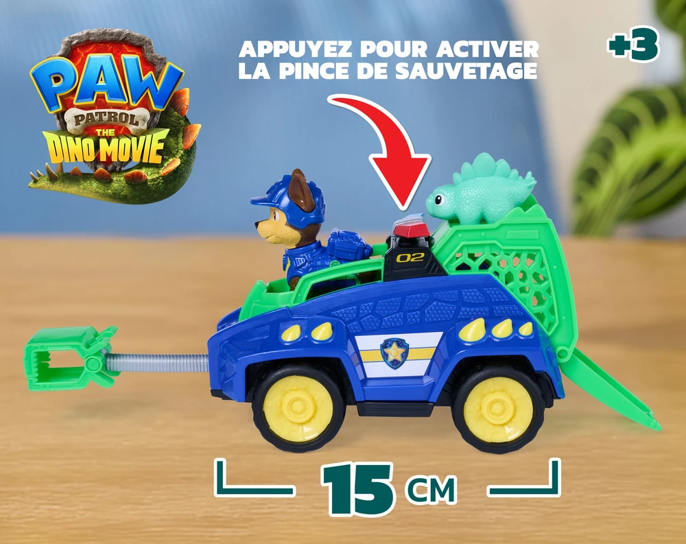 Spin Master PAW PATROL transporto priemonė Dino Theme Chase, 6075756