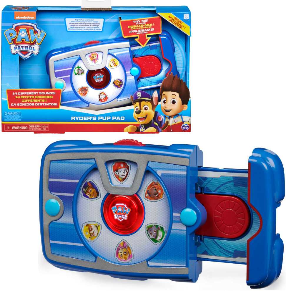 Psi Patrol Interaktyvus Planšetė Rydera Z Dźwiękami Ryder Pad Spin Master