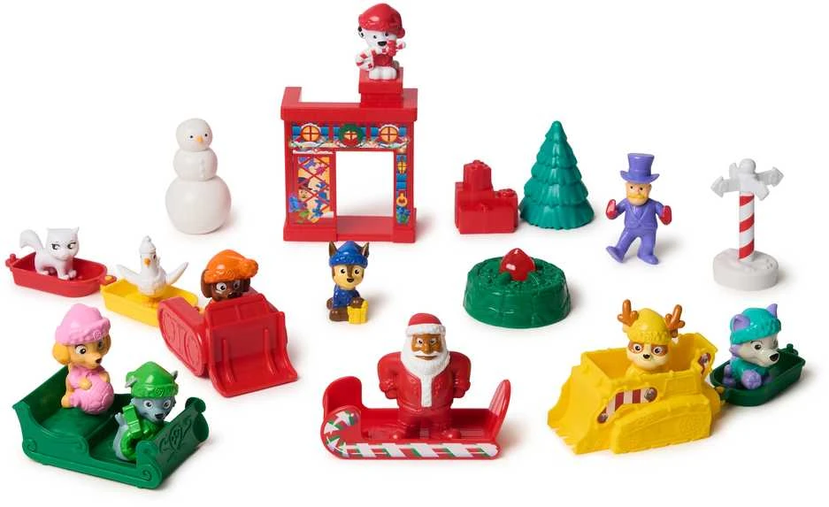 PAW PATROL advento kalendoriaus figūrėlių rinkinys
