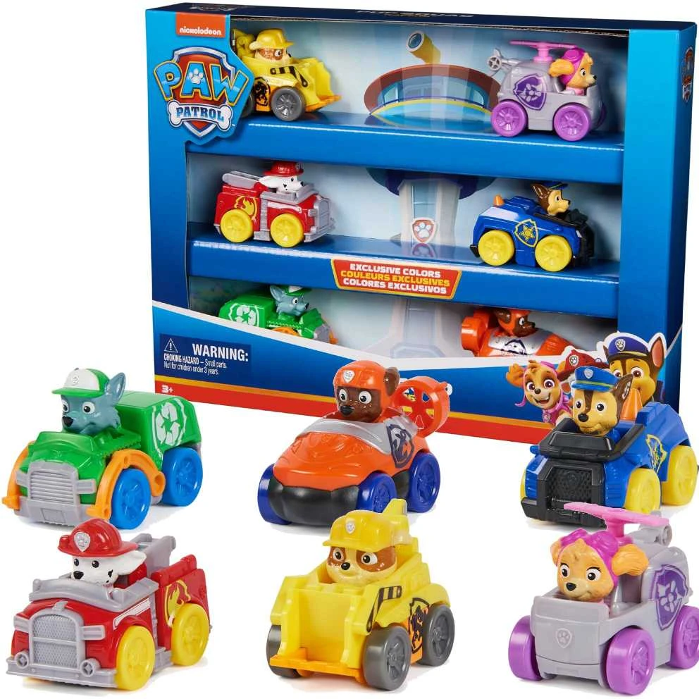 Spin Master PAW PATROL transporto priemonių rinkinys Core Pup Squad Racer, 6070070