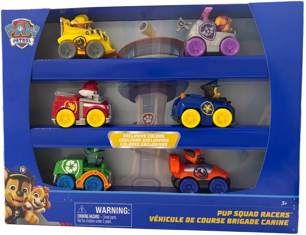 Spin Master PAW PATROL transporto priemonių rinkinys Core Pup Squad Racer, 6070070
