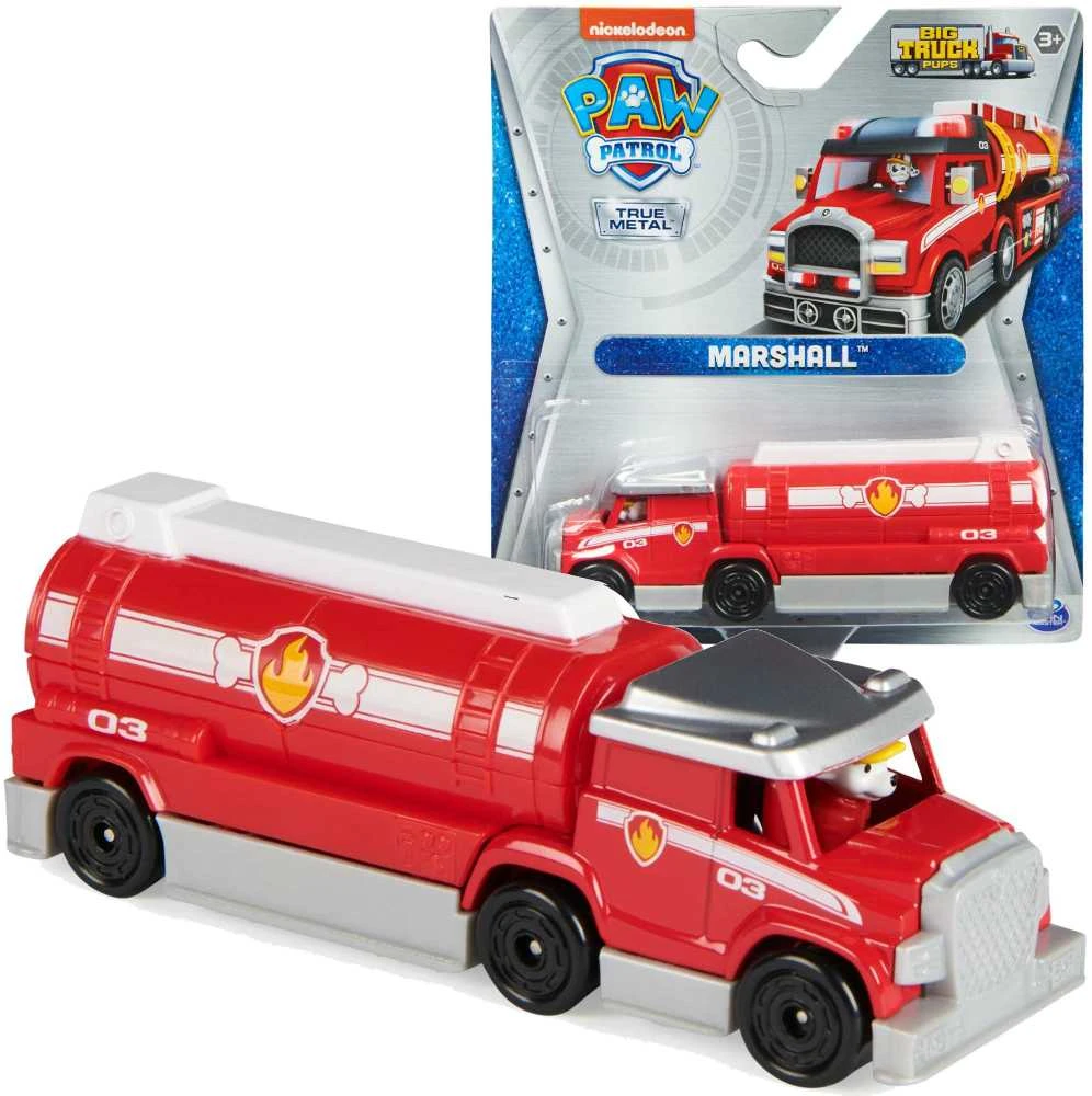 Spin Master PAW PATROL 1:55 transporto priemonė Big Truck Marshall, 6063793
