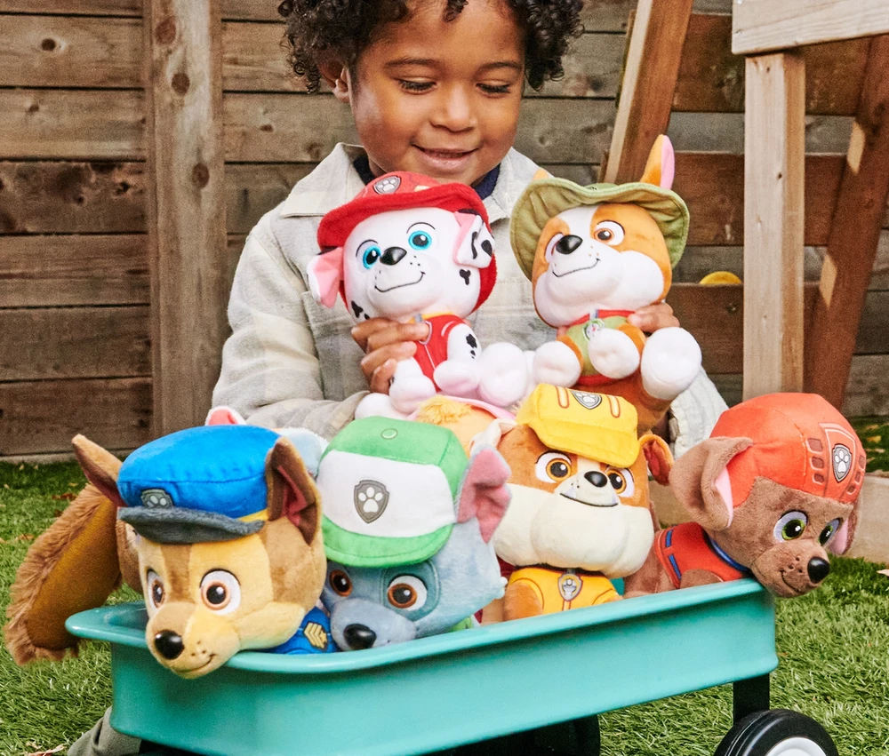 Paw Patrol Rubble GUND pliušinis žaislas minkštas mielas šuo 22 cm