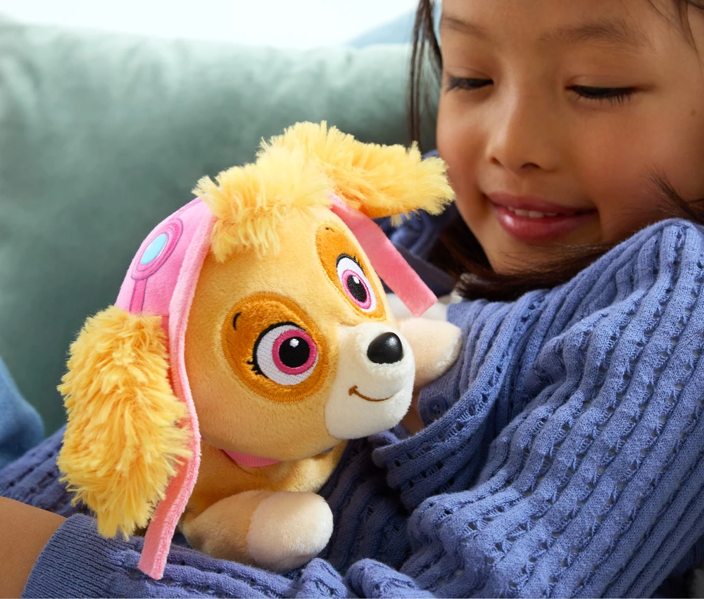 Spin Master Paw Patrol pliušinis žaislas ginklui ir antkakliui 20 cm - Skye