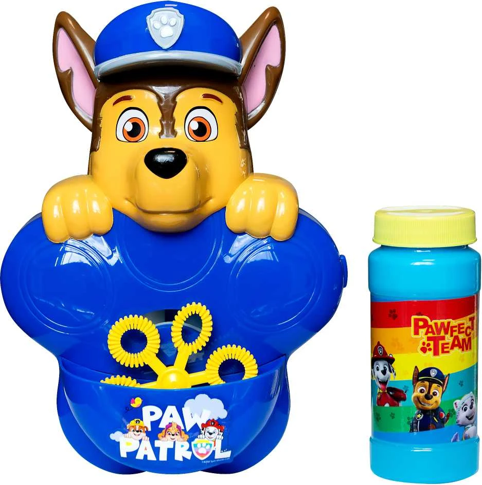 Burbulų aparatas su skysčio burbulų pistoletu + 100 ml skysčio Paw Patrol Chase