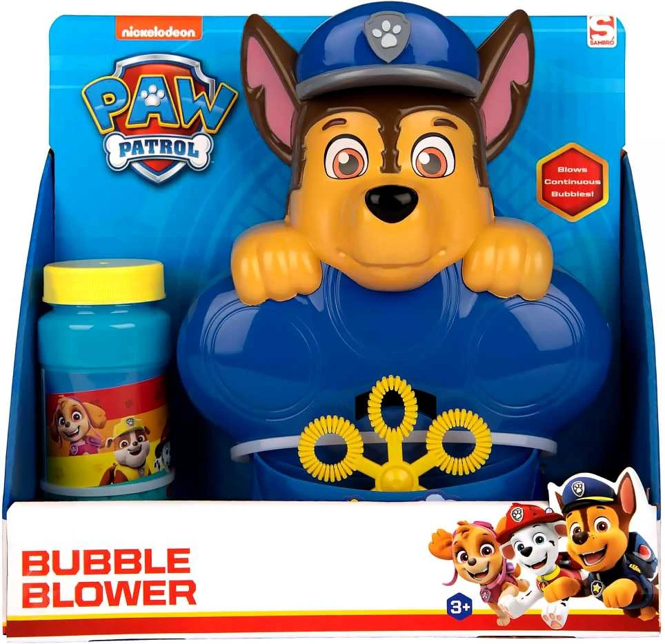 Burbulų aparatas su skysčio burbulų pistoletu + 100 ml skysčio Paw Patrol Chase